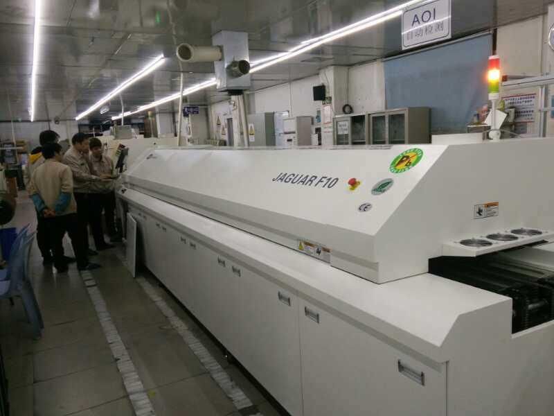 SMT PCB Assembly Line 10 Heating Zones Reflow Oven for PCB Factory Production Line