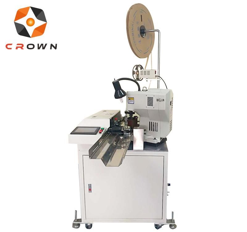 Wl-T60 Fully Automatic High Effiency Double Head Four Wire Cutting Stripping Terminal Crimping Machine
