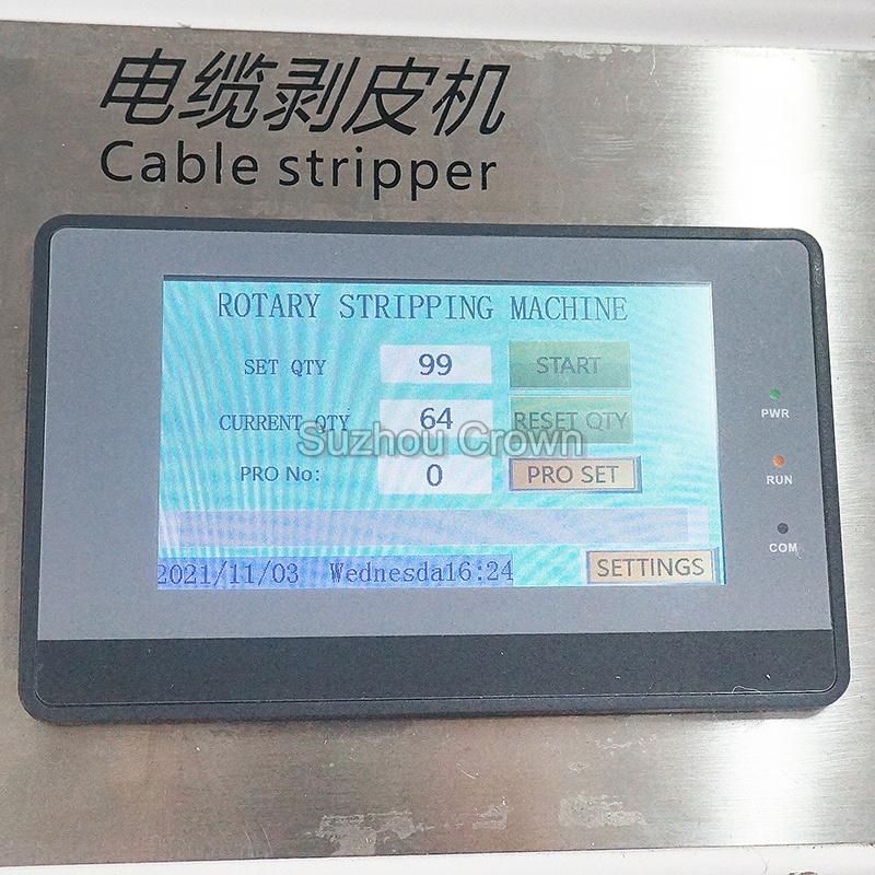 Thick Cable Used Pneumatic Rotary Wire Stripping Machine