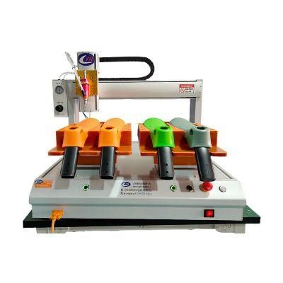 Glue Dispenser Machine Single Station 30ml Syringe Circular Type Glue Dispensing Machine