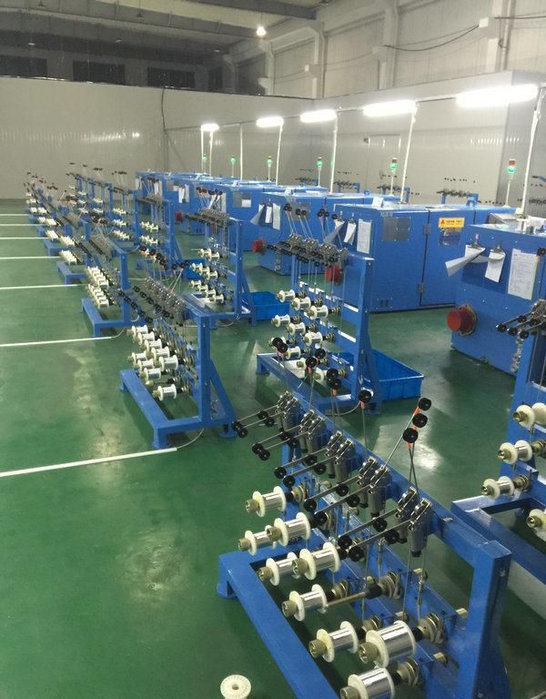 Ultra Fine Bare Copper Cable Wire Twisting Extrusion Winding Coiling Bunching Machine