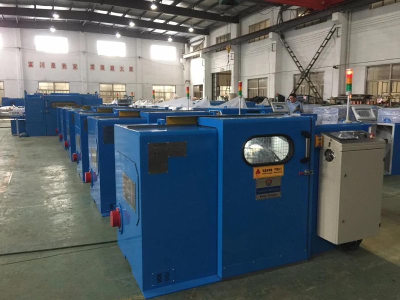 FC-500c High Speed Copper Tinned Copper Insulated Electrical Wire Bunching Stranding Twisting Twister Twist Buncher Extrusion Extruder Machine