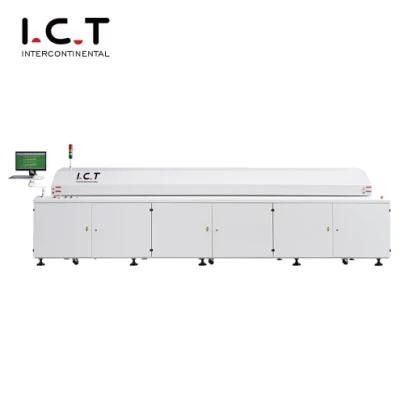 Lead-Free Hot Air Reflow Oven Solder with 8 Heating Zones
