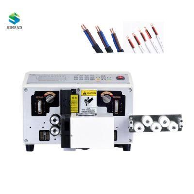 Full Auto 2-Core Wire Falt Cable Cutting Stripping Twisting Machine