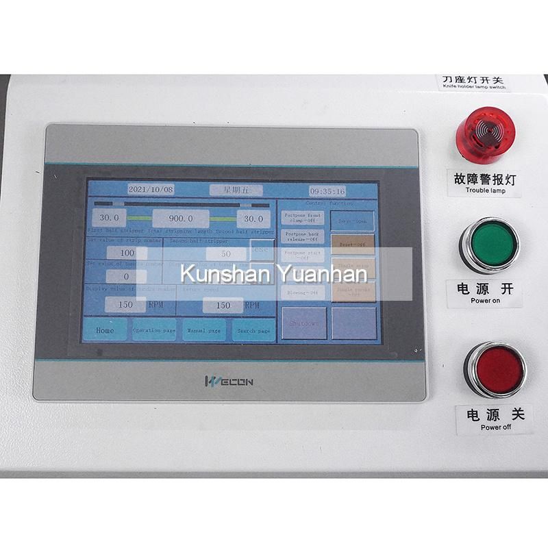 Multiple Single Conductor USB Rg Cable Cut Strip Machine