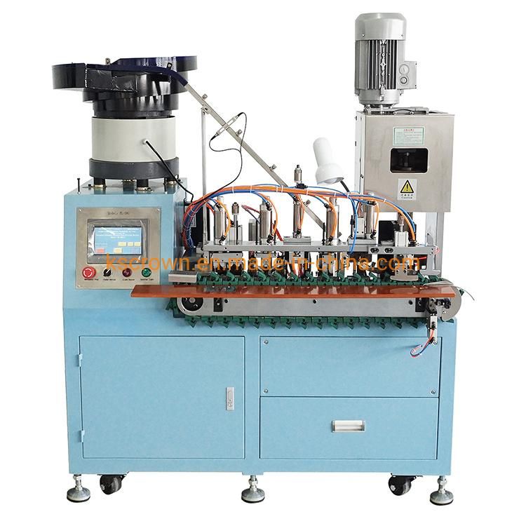 Automatic Sheath Wire Crimping Machine for 2 Pin Euro Plug