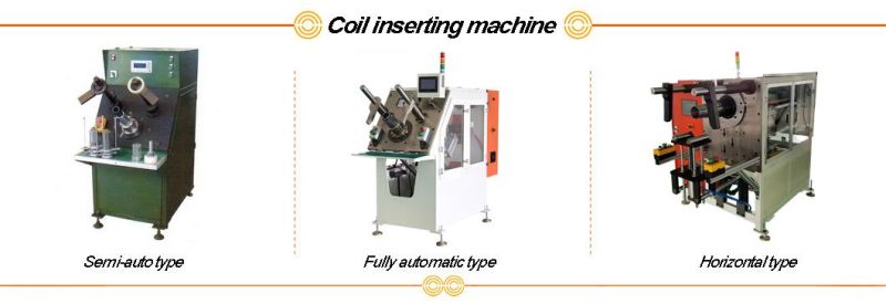 Horizontal Type Stator Coil Winding Inserting Machine