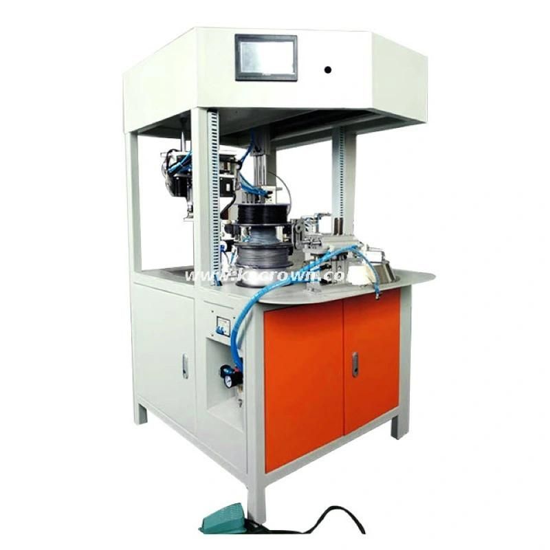 Automated Wire Round Coil Winding and Binding Machine