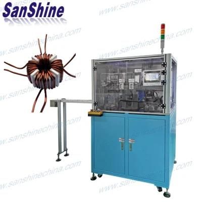 Fully Automatic Toroid Resonant Converter Transformer Coil Winding Machine