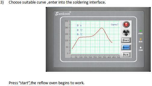 Newly Research and Development Design Curveand Constant Timing Reflow Oven T-937s