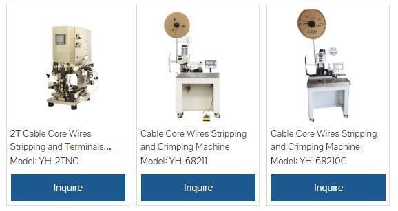 Jacket Wire Cut Strip Crimp Machine