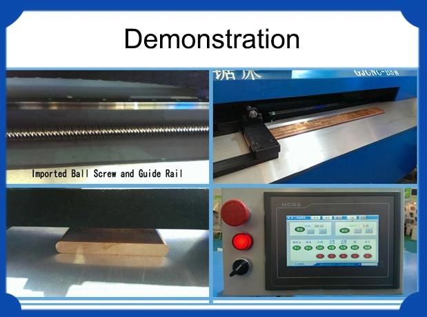 Hydraulic CNC Busbar Sawing/Cutting Machine with Computer Controlled for Metal