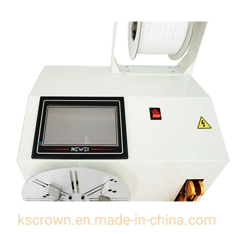 Semi-Automatic Wire Winding and Binding Machine Desktop Cable Coil Winding Machine