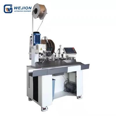 WJ2165 Automatic terminal crimp and strip machine for multi-core sheath wire peeling and terminal press machine