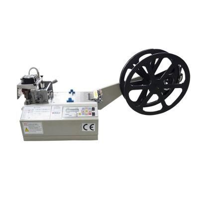 Automatic Nylon Tape Cutting and Sealing Machine with Hot and Cold Blades