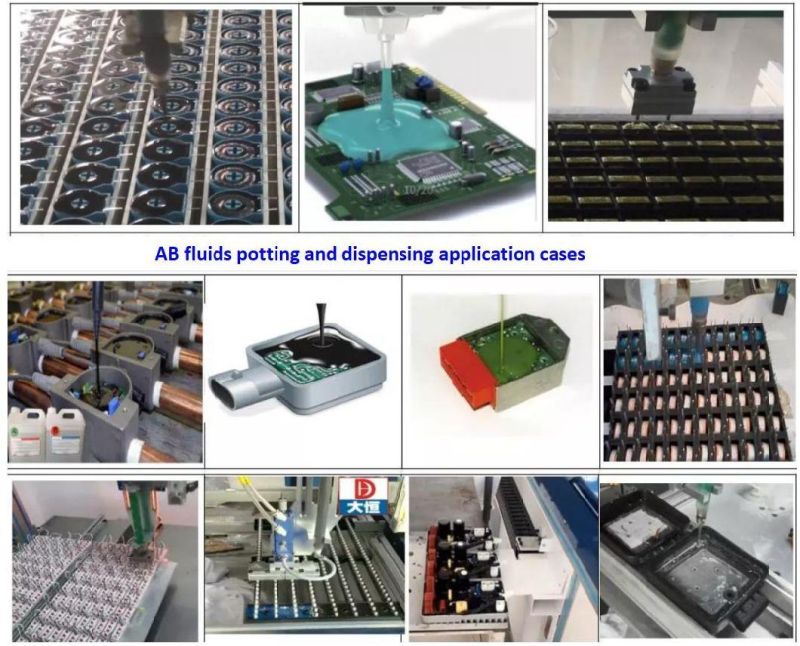 Epoxy Potting Machine Factory Manufacture Various Ab Epoxy Resin Automatic Distribution LED and PCB Vacuum Potting Machine