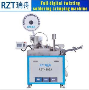 Auto Wire Cutting Stripping Twisting Crimping Tinning Machine Rzt303A