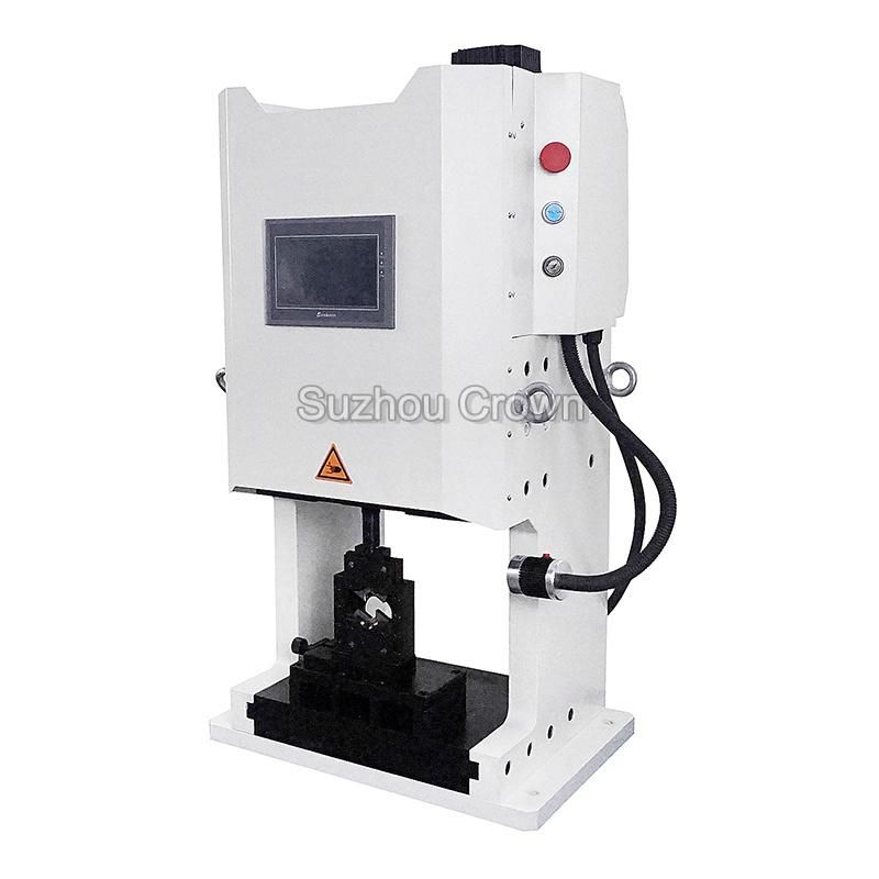 Wl-Sf40t Semi Automatic Large Gauge Cable Crimping Machine Servo Motor Driven Terminal Crimping Machine