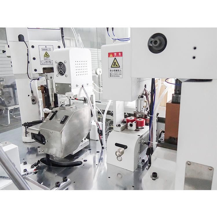 Full Auto Heat Shrinkable Tube Insert Machine Full Automatic Wire Cutting Crimping Machine