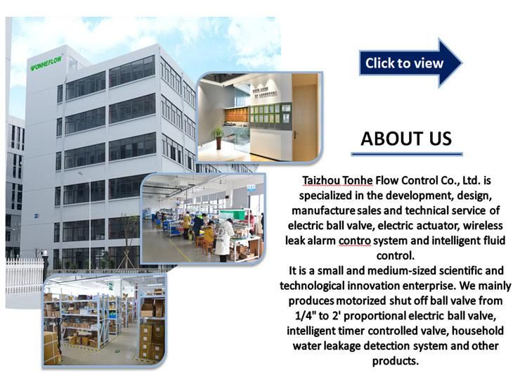 Electric Motor Actuator Ball Valve