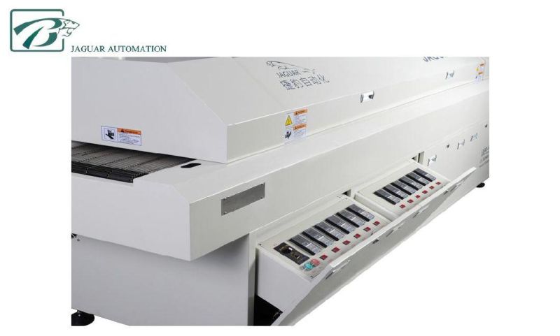 Jaguar Manufactures Medium Volume Easy Install Lead-Free 6 Zone Reflow Oven for PCB Soldering