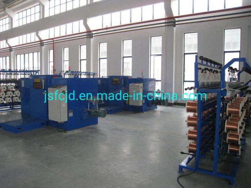 High Speed Copper Cable Wire Twisting Twister Twist Buncher Bunching Extrusion Extruder Coiling Coiler Rolling Rewinding Rewind Machine
