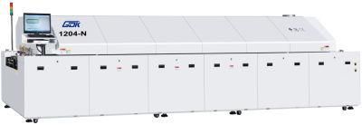 High End 12 Temperature Zones SMT Single Track Nitrogen Reflow Oven Lead Free Soldering Machine GDK-1204-N
