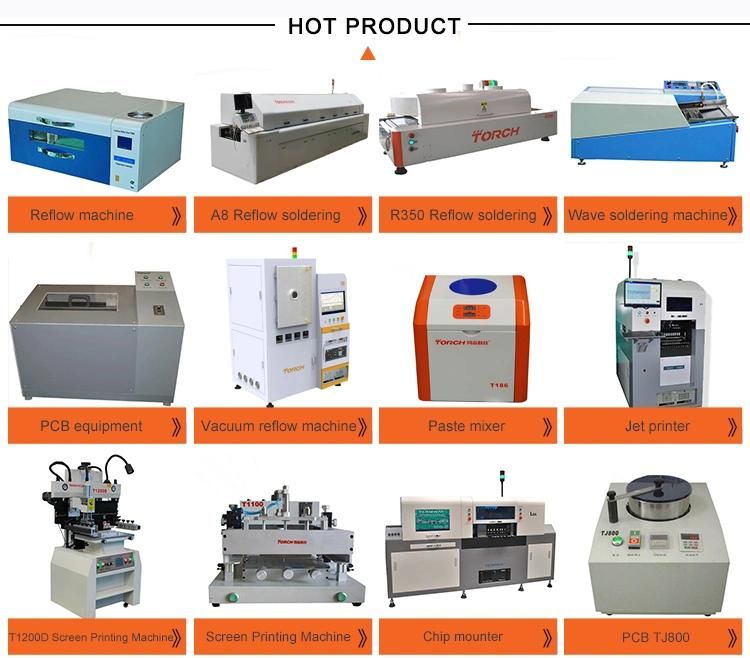 PCB SMT SMD Nitrogen Lead-Free Small Desktop Reflow Oven T200n