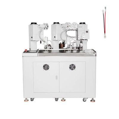 Three-Head Automatic 3 Three Ends Terminal Crimping Machine