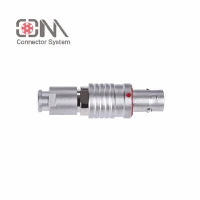 Qm B Series Teg Plug Circular Metal Push Pull RJ45 M12 Connector Banana Plug Socket Terminal Connector