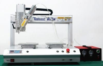 Desktop 4-Axis Single Head Dual Rail Two-Component Automatic Fluid Dispensing Robot