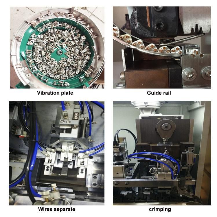 Power Cable Manufacturing Equipment for Cutting Stripping Crimping 2pin Plug 3pin Plug