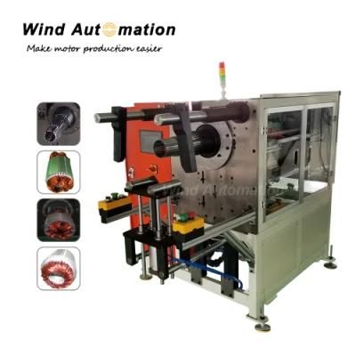 Stator Coil Winding Inserting Machine with Horizontal Type