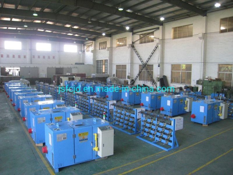 Aluminum Copper Wire Tinned Drawing Twisting Stranding Bunching Buncher Twisting Winding Machine