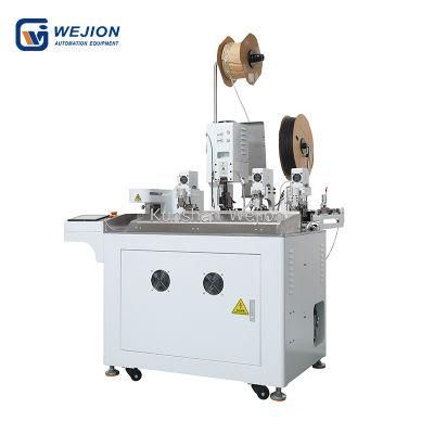 WJ1175 single head single wear heat shrinkable casing wire cable terminal crimping machine