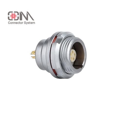 Qm K Series Zeg Fixed Socket Self-Locking Push Pull RJ45 M12 Connector Banana Plug Socket Terminal Connector