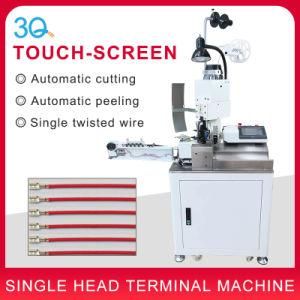 3q Full Automatic Single Headed Double Wire Terminal Machine Cutting Crimping and Twisting Synchronization Processing Machine