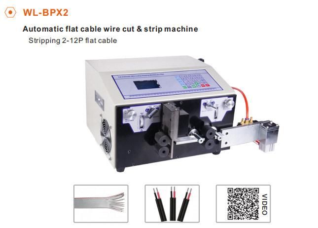 Automatic Ribbon Cable Stripping Machine Flat Cable Cutting Splitting and Stripping Machine Wl-Bpx2