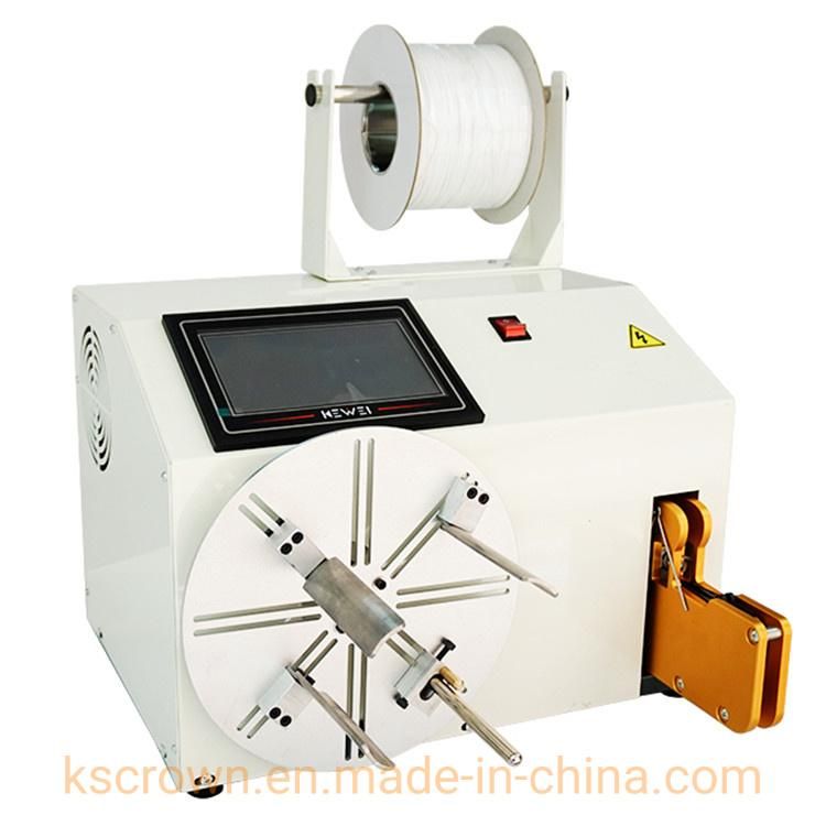 Semi-Automatic Wire Winding and Binding Machine Desktop Cable Coil Winding Machine