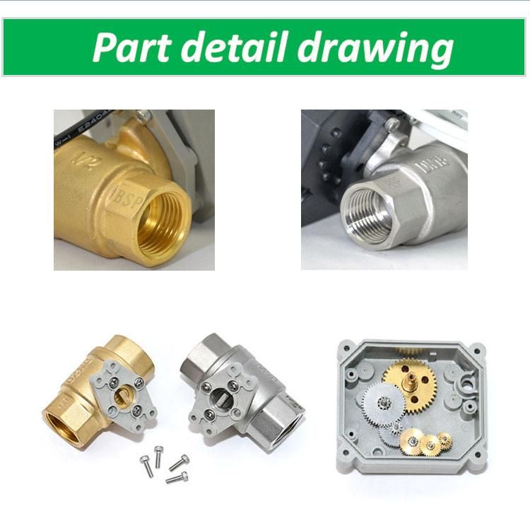 Electric Motor Actuator Ball Valve