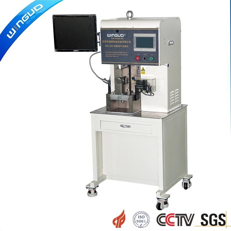 Servo Wire Terminal Crimping and Cable Crimp Machine for Large Square Cables Wg-645