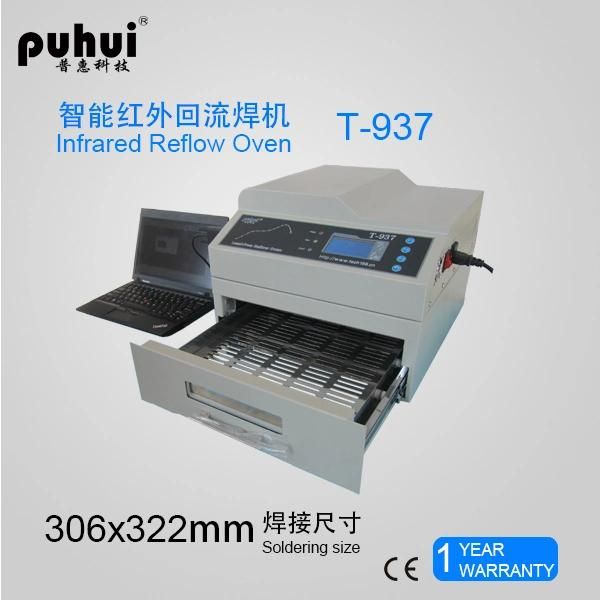 Desktop Reflow Oven T937, LED SMT Reflow Oven T-937m