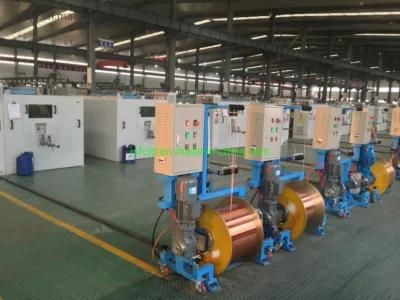Touchscreen Control PLC Pitch 650p High Speed Buncher Machine Bunching Winding Stranding Drawing Machine for Copper Wire 0.15-1.04mm