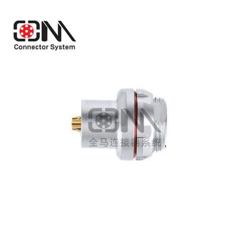 Qm C Series Meg Socket Circular 12V Push Pull RJ45 M12 Connector Banana Plug Socket Terminal Connector