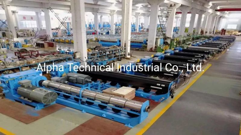 Automatic Fiber Optic Cable Extrusion Line / Extruder