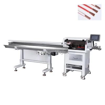 Wire Strip Applicator Electrical Large Square Cable Stripping Machine with wire take up table