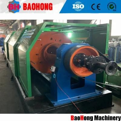630mm Bobbins Copper Wires Tubular Strander Machine 22kw with Central Pay off