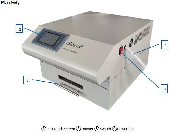 Newly Research and Development Design Curveand Constant Timing Reflow Oven T-937s