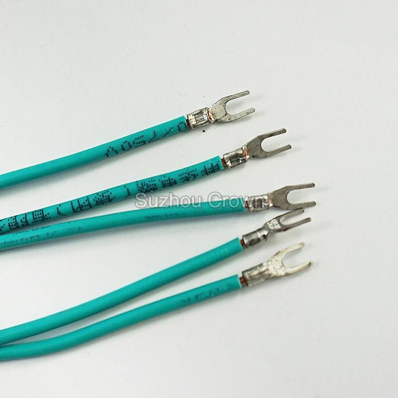 Fork Insulated Electrical Wire Crimp Terminals Spade Terminals Single Terminal Crimping Machine