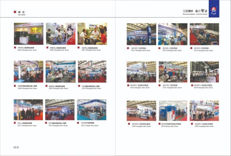Touch Screen Control China Best Buncher Bunching Machine Fuchuan Machinery Double Twister Winding Twisting Machine